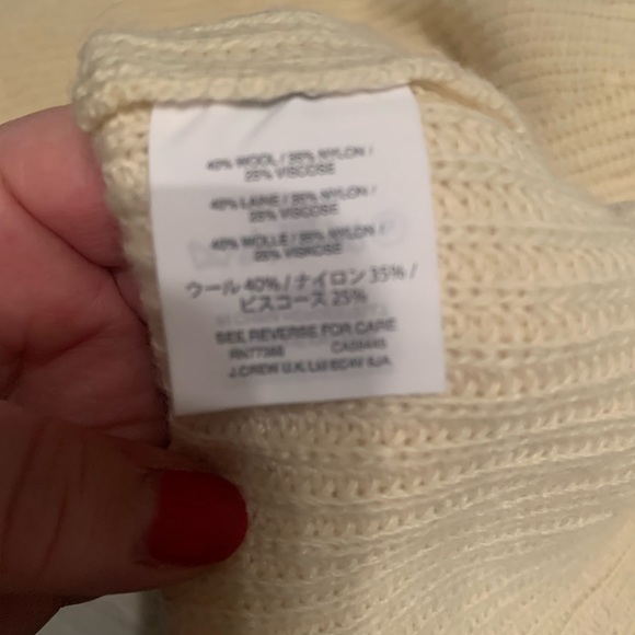 NWT J. Crew cotton black balloon sleeve sweater XL - Picture 3 of 7